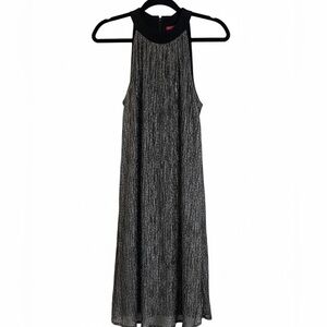 Catherine Malandrino Black and Silver Sparkly Dress